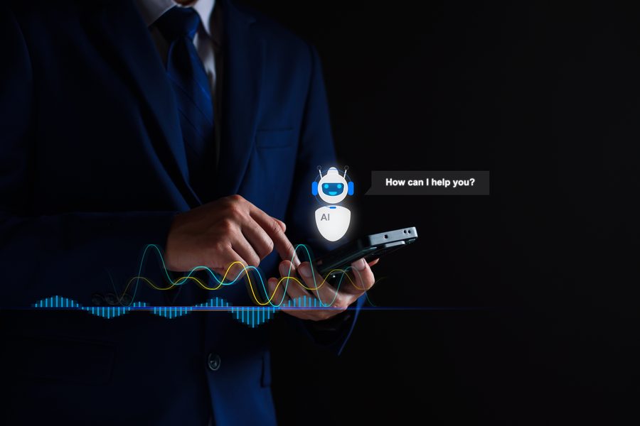 Voice and multimodal AI audio visualisation